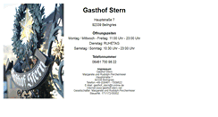 Desktop Screenshot of gasthof-stern.net